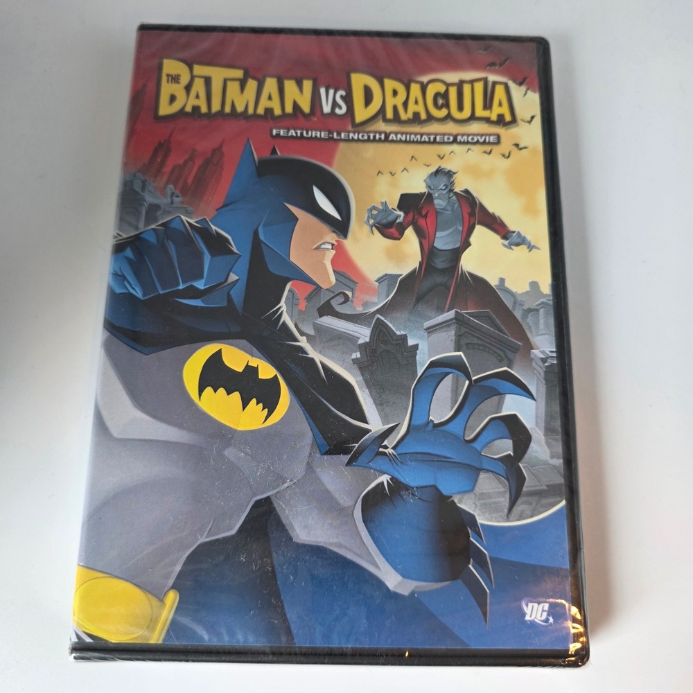 The Batman vs Dracula DVD 2005 Animated Movie Warner Bros DC Comics New Sealed